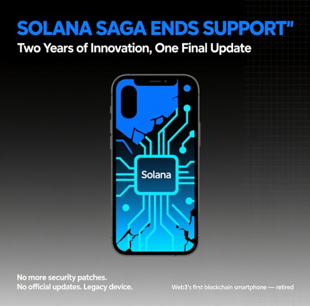 أوقفت شركة Solana دعمها لهاتف Saga الذكي بعد عامين من إطلاقه.